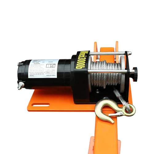 Grúa plegable montada en camión con cabrestante eléctrico 12V 3500 lb miniatura 7