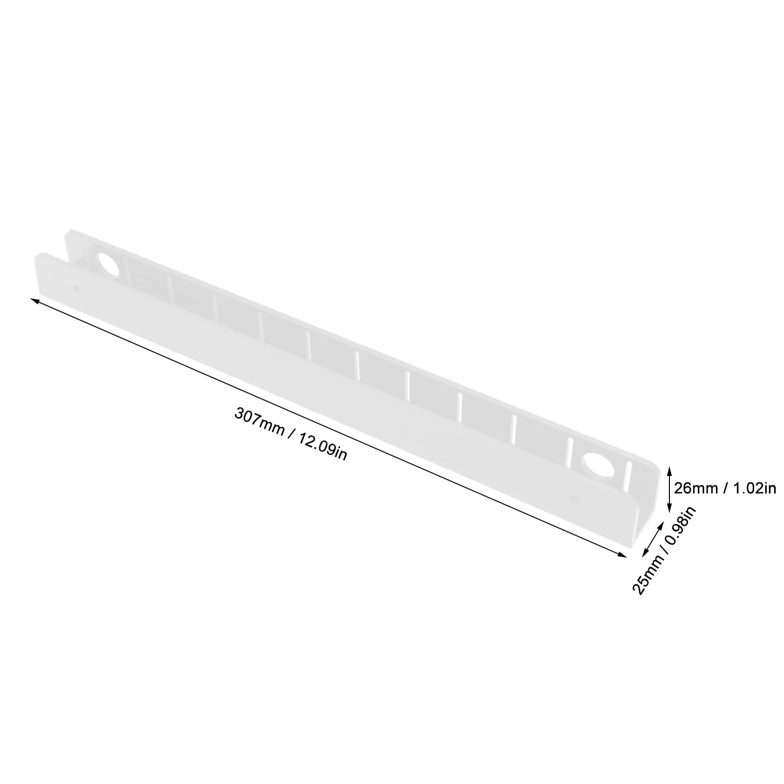 EIMSOAH 2 Pcs Fishing Bait Storage Rack, Yacht Boat Speedboat Fishing Soft Lure Hook and Holder, for Storage (White)