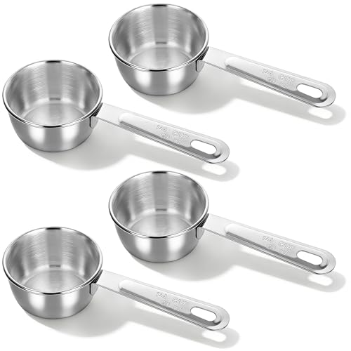 Juego 4 Vasos Medidores 60 ml Acero Inoxidable miniatura 1