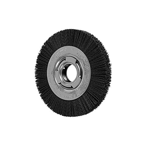 PFERD 83702 Wide Face Wheel Brush, Silicon Carbide Grain, 6