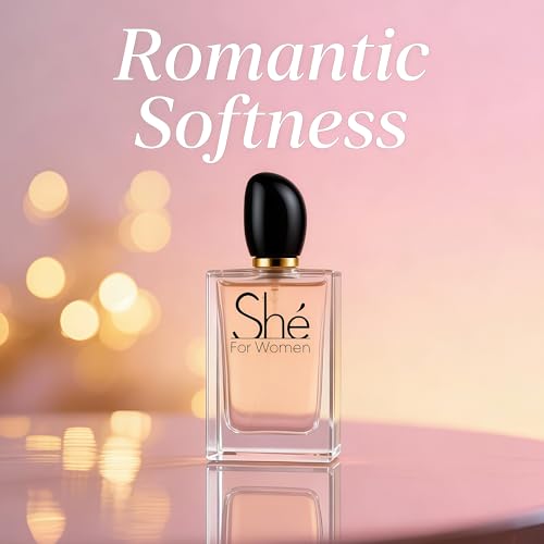 Image of AFLUXE She, Perfume for Women, Long Lasting EDP, Feminine Scent, Delicate Fragrances for Women, Day to Night Wear, 3.4 Fl Oz