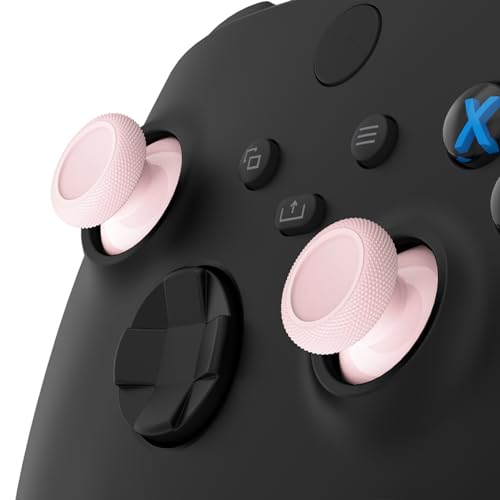 Image of eXtremeRate Replacement Thumbsticks for Xbox Core Wireless Controller, Joysticks Repair Kit for Xbox Series X /S Controller, Custom Analog Stick Buttons for Xbox One S /X /Elite - Cherry Blossoms Pink