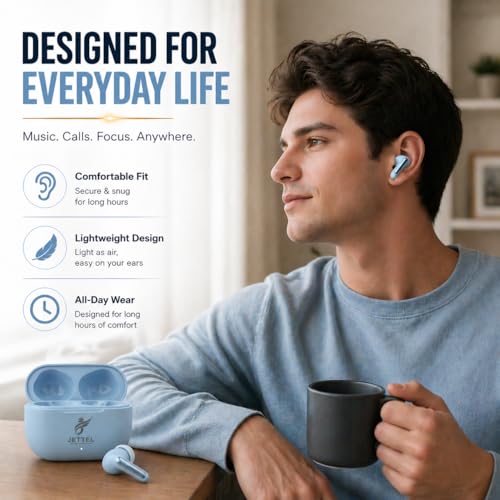 Image of Ear Buds Wireless, Earbuds, Bluetooth Earphones Wireless 5.4v, 50H Playtime