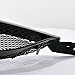 TLAPS 7422440157107 Compatible With 2004-2006 Mazda 3 Mazda3 4 Door Sedan Glossy Black Aluminum Mesh Front Bumper Grill Grille