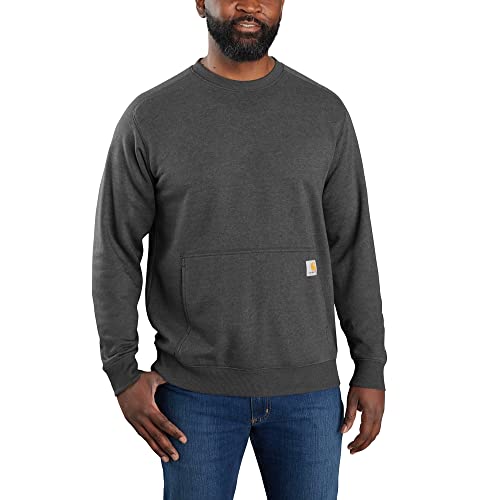 Carhartt Herren Sweatshirt Lightweight Crewneck, Farbe: Carbon Heather,...