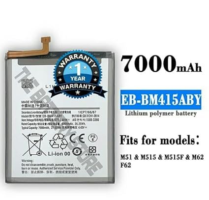 Image of Original EB-BM415ABY Battery for Samsung Galaxy m41 / M51 / M515F Battery with 1 Year warrenty**** (X0031)