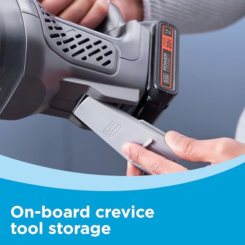 BLACK+DECKER 20V dustbuster Small Vacuum Cleaner Portable Vacuum Hand Held Cordless for Home and Car, Includes Rechargeable Battery (BCHV001C1)