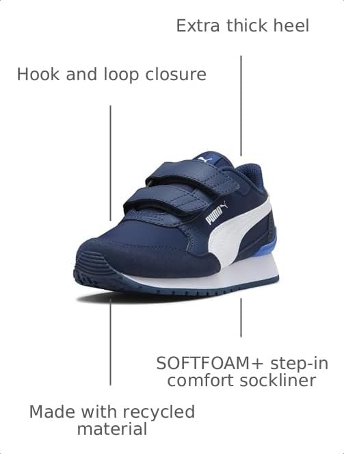 Image of Puma Unisex-Child St Runner Hook and Loop