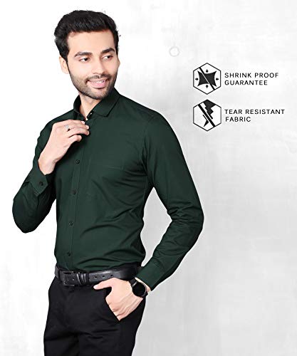 Image of FIFTH ANFOLD Men's Solid Slim Fit Shirt