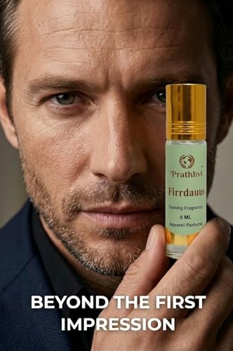 Image of Jannatul Firrdauus Attar Roll-On Perfume Oil 8 ml | Alcohol Free | Long Lasting Rich Fragrance | Men & Women | Pocket Size Travel Friendly Roll On | Daily Wear