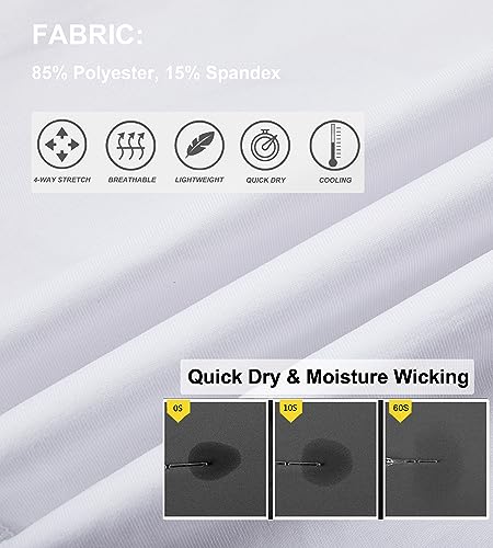 DEVOROPA Youth Boys' Compression Pants with Knee Pads 3/4 Basketball Athletic Tights Quick Dry Sports Workout Leggings3