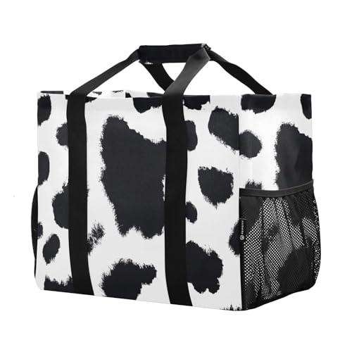 Cute Cow Pattern Large Beach Bag Waterproof Beach Tote Bags for Women Travel Gym Pool2