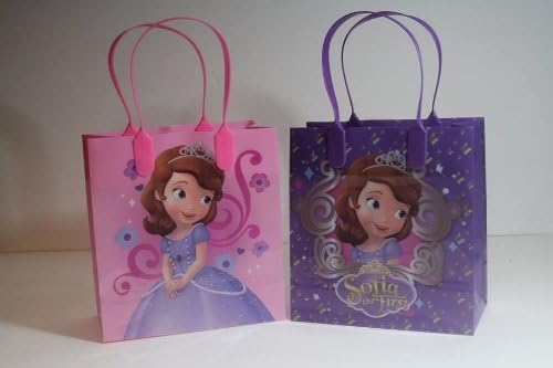 Sofia The First - Bolsas de regalo de 24 piezas, bolsas de regalo para fiestas, bolsas de regalo