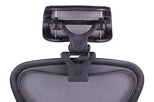 The Original Headrest for The Herman Miller Aeron Chair by Engineered Now (H3 for Remastered, Graphite)