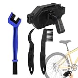 Kettenbürste für Bikes und Motorräder - Reinigungsset Für Kurbelgarnitur Und Zahnkränze -...