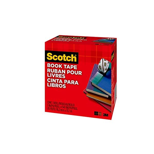Scotch FF084574 Buchreparatur-Klebeband (76,2 mm x 13,7 m) transparent – Bild 3