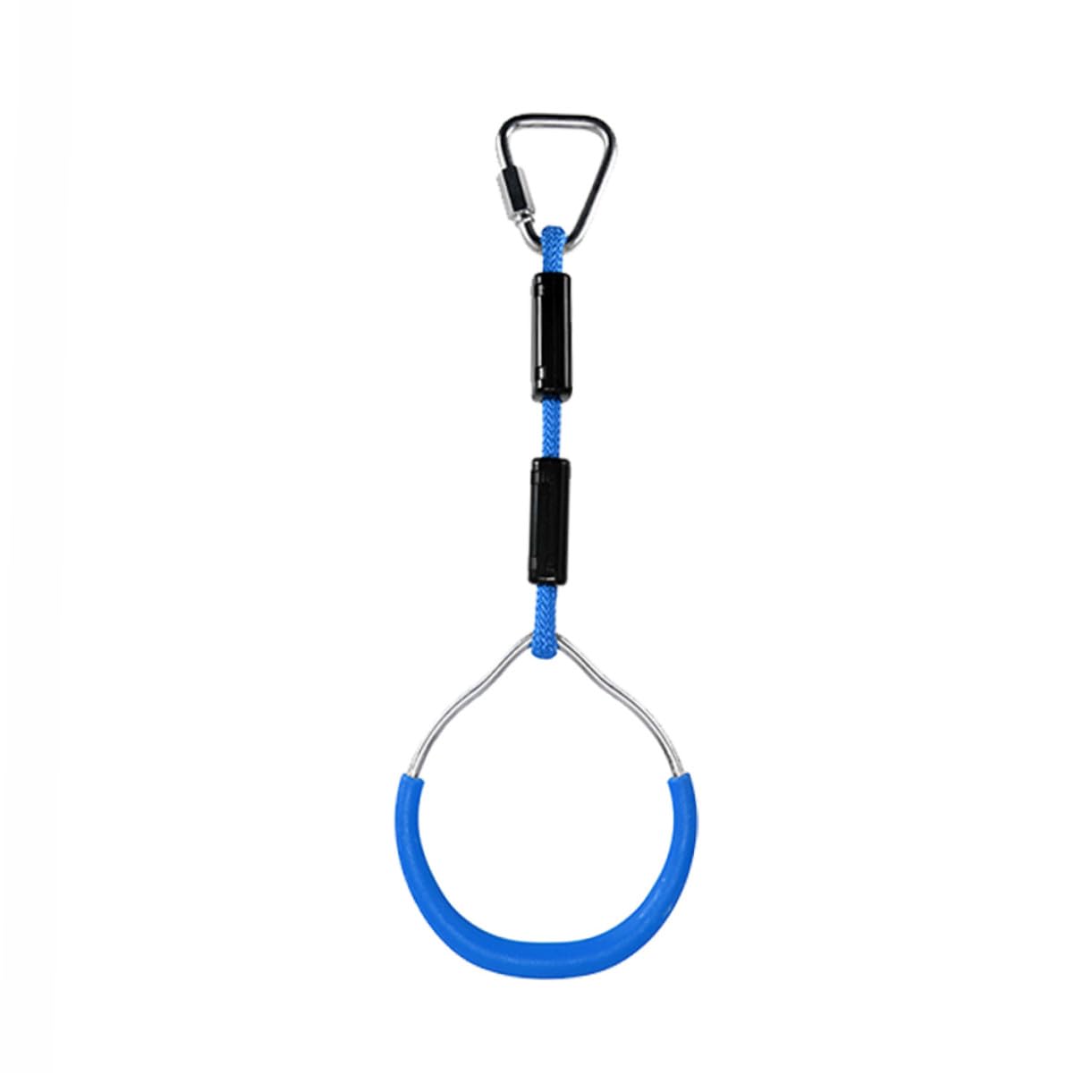 2 Piezas Anillos de Gimnasia Infantiles Anillos de Escalada y Ejercicio Suaves para Juegos Color Azul