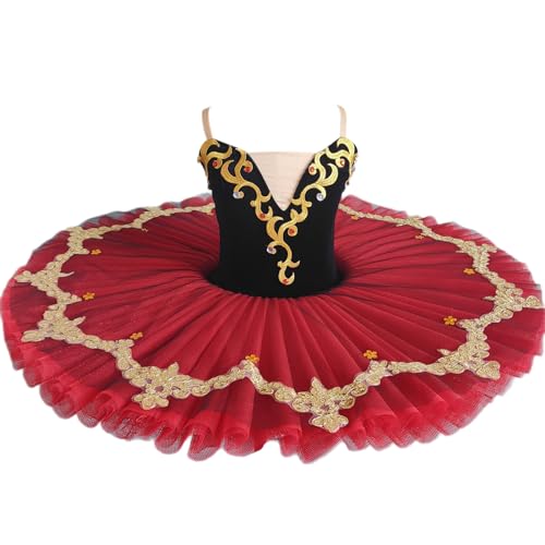 新しいキッズガールズキラキララインストーンバレエチュチュスカート