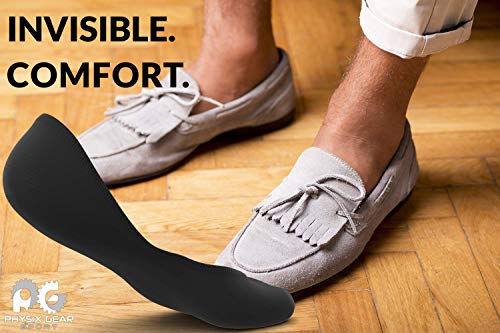 Physix Gear No Show Socks Women & Men, Low Cut Non-Slip Thin Liner, Hidden Nonshow socks for Flats, Casual, Athletic4