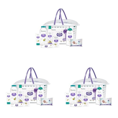 Image of Himalaya Baby Gift Pack Basket,Pack of 3 Set,White