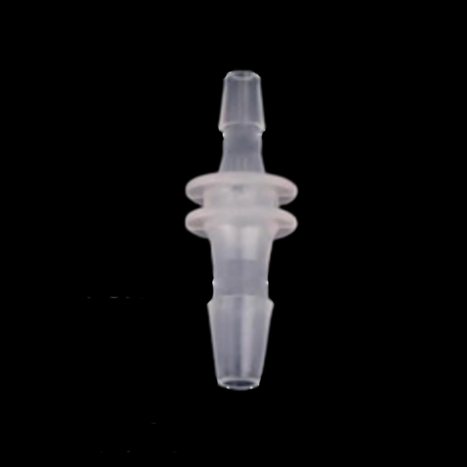 100PCS Barbed Reducing Straight Connector - Hose Barb Fitting for 1/2" to 1/8" Reducer for Plastic & Silicone Tubing, Size Adapter & Flow Divider for Water, Air and Fuel Lines