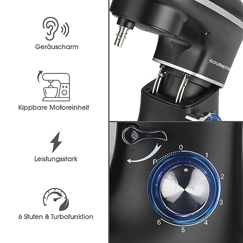 Küchenmaschine Gourmetmaxx mit Knet- und Rührfunktion