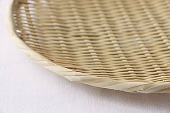 竹製　丸盆ざる　約36cm  3枚セット　　補強ワイヤー入りで丈夫♪ 竹製丸盆ざる約36cm 3枚セット補強ワイヤー入りで丈夫♪