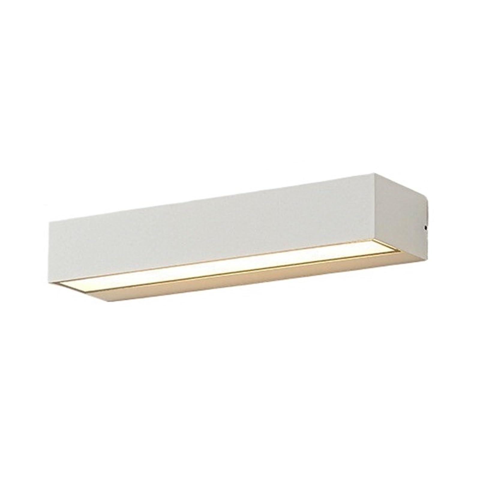 Nowoczesne wodoodporne lampy ścienne LED IP65, zewnętrzne oświetlenie ganku, budynki ogrodowe, znaki bramkowe, oświetlenie billboardów Pełne pokrycie(Warm 3000K,White-S 12W)