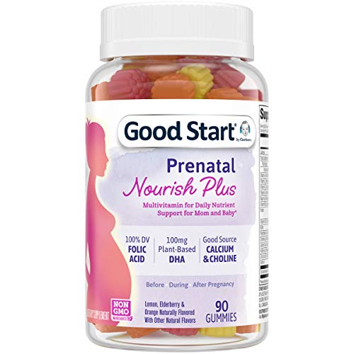 Good Start by Gerber, Nourish Plus, Prenatal Vitamin, 90 Count, Prenatal Gummies (Pack of 1)