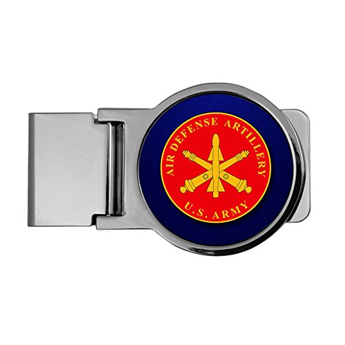 ExpressItBest Premium Money Clip - US Army Air Defense Artillery, branch plaque