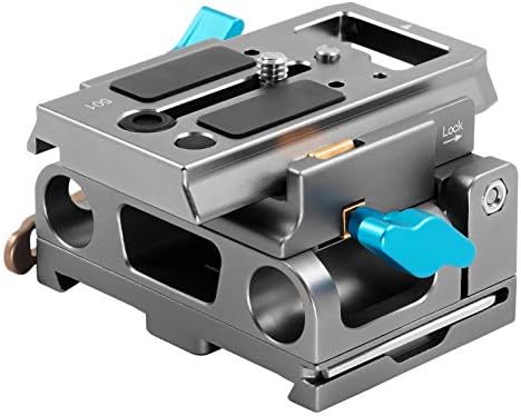 Kondor Blue Universal 15mm LWS Arri Standard Baseplate for Blackmagic Pocket Cinema Camera 4K/6K Cage