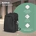 Travelite Rucksack aus wasserabweisendem Material, gepolstertes Laptop Fach 15,6 Zoll, BASICS Tagesrucksack mit Aufsteckfunktion, 48 cm, 28 Liter, 900 Gramm