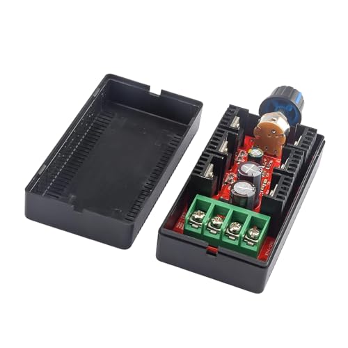 Régulateur de vitesse de moteur CC 9-50 V 2000 W 40 A avec boîtier PWM HHO RC Contrôleur de vitesse de moteur CC Interrupteur générateur de signal pour...