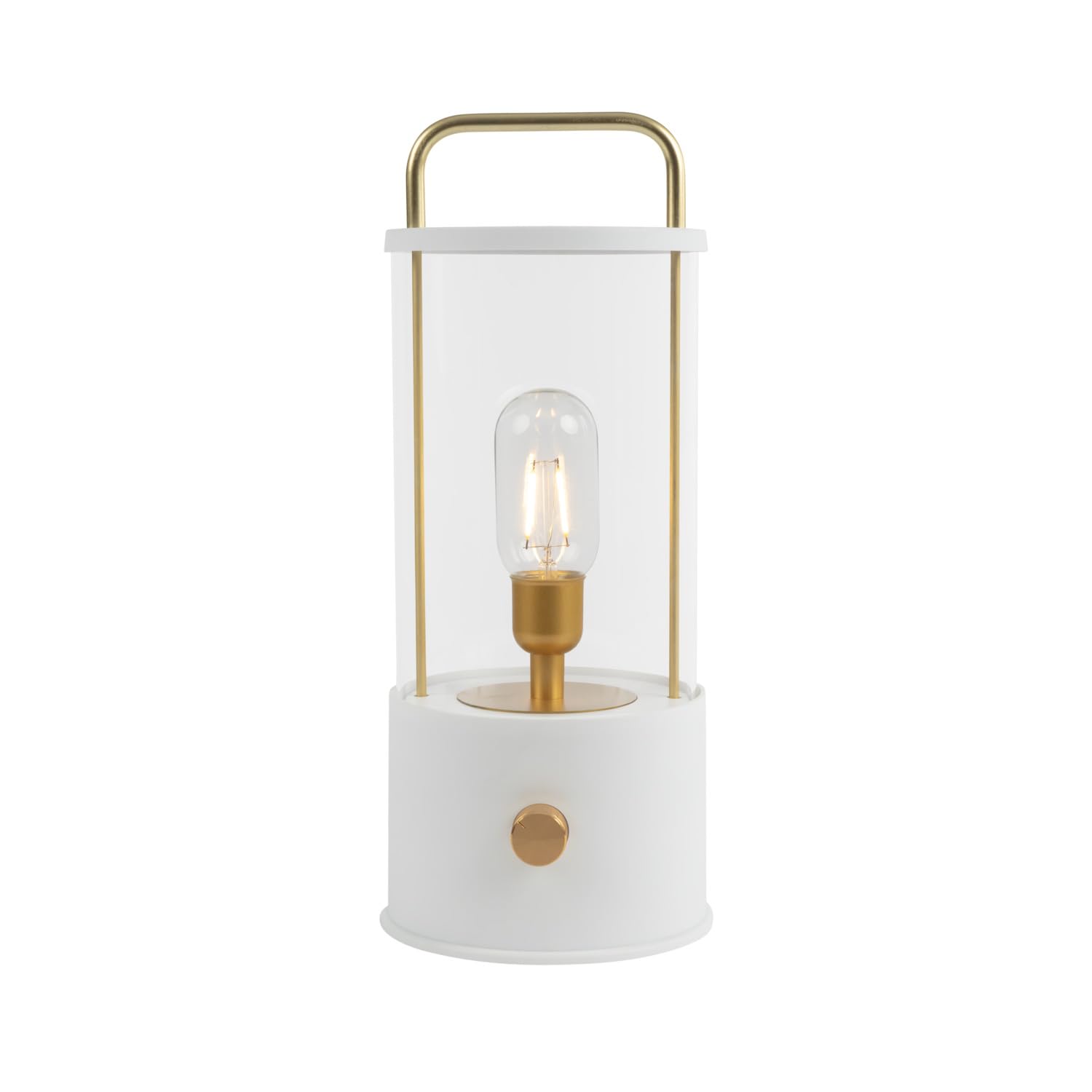 Idena Multicolour 50126 Led Camping Lantern In White, Indoor And Outdoor Lamp, Rechargeable And Dimmable, Approx. 35 Cm, Portable Light