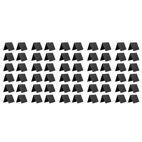 Giwnhvx Mini Letreros de Pizarra de 60 Piezas de 4 x 3 Pulgadas, Letreros de Tiza Pequeños Pizarra Etiquetas de Alimentos para Mesas de Buffet para Fiestas, Fáciles de Escribir