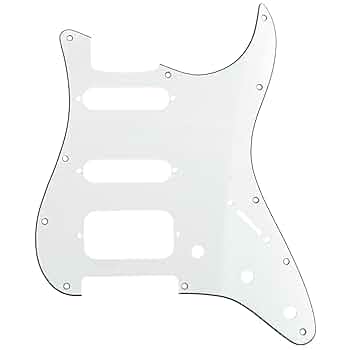 Amazon.com: Musiclily Pro 11-Hole Round Corner HSS Guitar