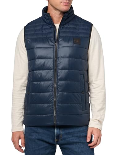Image of BOSS Men's Lightweight Nylon Patch Logo Puffer Vest