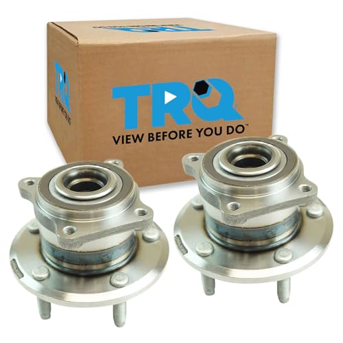 Image of TRQ Rear Left and Right Wheel Bearing and Hub Assembly Set 2 Piece Compatible with 2011-2012 Chevrolet Volt 2012 Buick Verano
