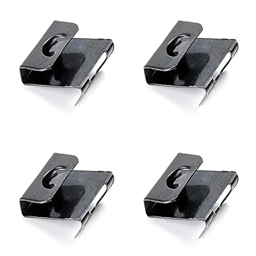 Image of Metal Photo Frames Hanger Hooks Non-Mark Hook Wall Mount Album Picture Hanging Clips 0.01 inch Thick for Hardware Fasteners Home Office Decoration Black Tone 50pcs