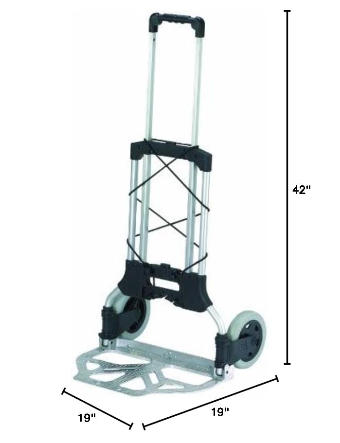 Carretilla plegable Industrial Wesco de aluminio, 175 lb capacidad miniatura 2