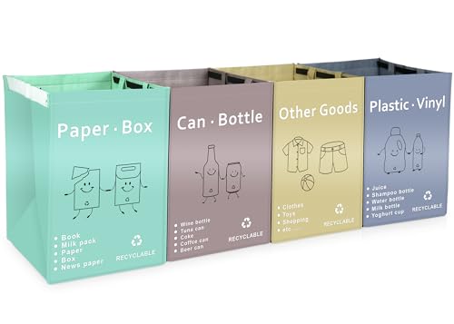 Cubos de reciclaje para el hogar marca BOMEI PACK