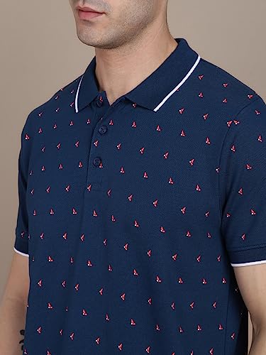 Image of Dennis Lingo Printed Polo Tshirt for Men