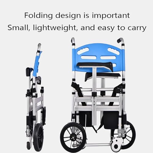 Shower Chair with and Padded Seat, Portable Toilet Chair with Detachable Pieces, Shower Stool for Inside Shower Waterproof, Mobility & Daily Living Aids for Elderly, 150kg Weight Capacity - Image 3