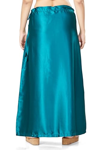 Image of Madhu Fashion Women's Satin Saree Petticoat Saree Underskirt