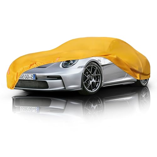 Dozentro Heavy Duty Car Cover Custom Fit Porsche 911 991 992 997 996 Carrera S 4S GTS Coupe Convertible Targa, Waterproof All Weather for Automobiles, Full Exterior Covers Sun Rain UV Protection.
