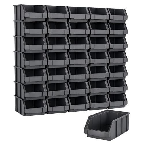 RODOPI 36er Set Stapelboxen, Größe S | Sichtlagerkästen...