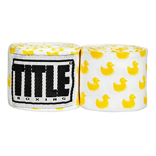 Title Boxing Print Mexican Style 180" Handwraps, Rubber Duck