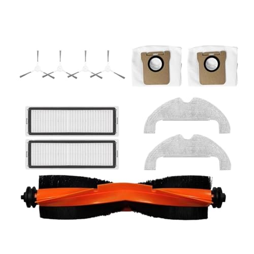 Robot Vacuum Cleaner Main Brush/Side Brush/Filter/mop Cloth/dust Bag,Compatible for Xiaomi X10 B102GL Accessories .Robot Vacuum Replacement Parts