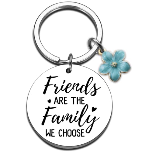 QUIHUD Chaveiro de melhor amigo presente de amizade para mulheres presente de amizade de longa distância presente de aniversário presentes de natal para melhores amigas presentes para melhor amiga