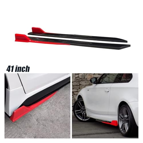 Faldones laterales universales de coche para Golf 7 y Clio 4 con faldón divisor de 4 piezas 2